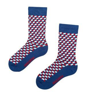 Square 3D Red - L